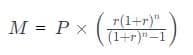 mortgage repayment formula