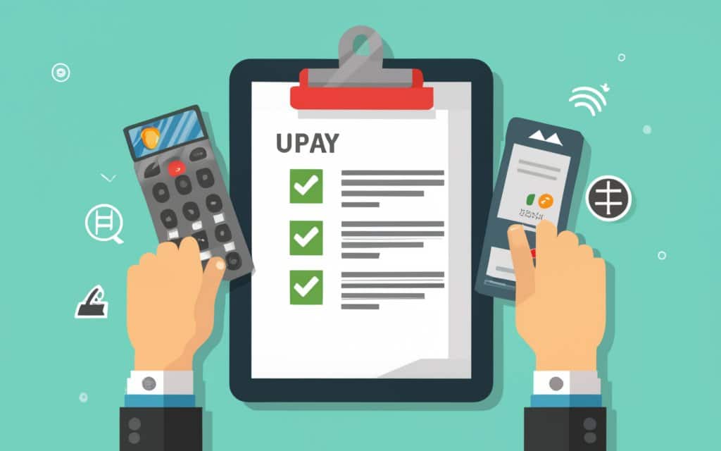 upay charge on bank statement